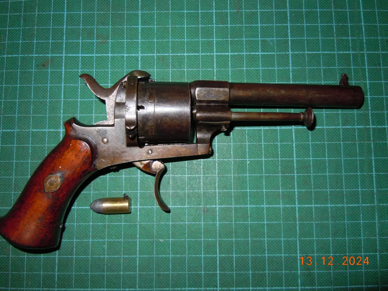 Billede 1 - Pin-fire revolver 1862 I 9 mm Pin-fire 6 skuds.