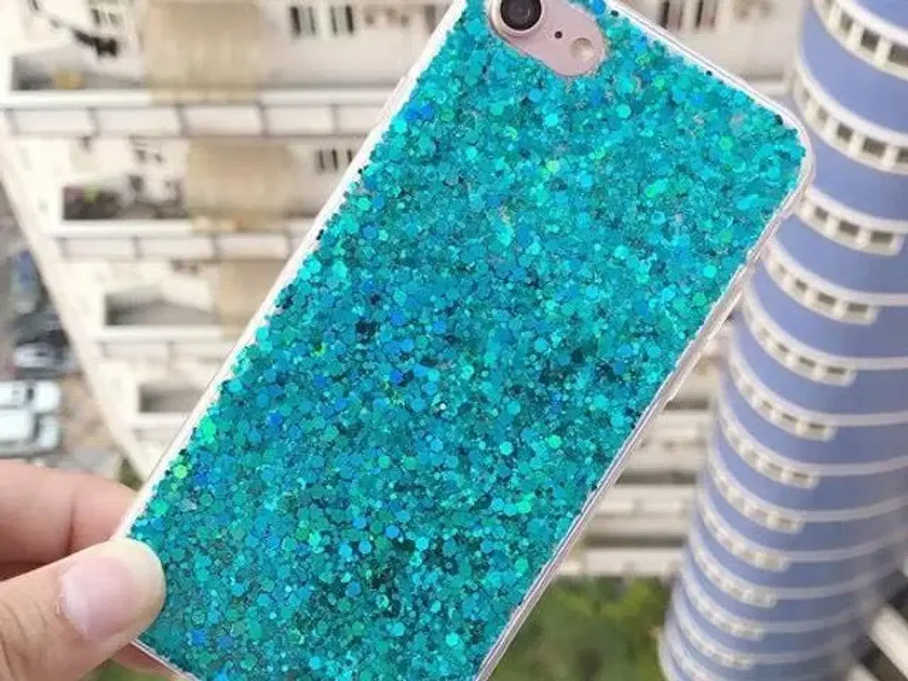 Billede 1 - Glimmer cover iPhone 5 5s SE 6 6s 7 el 8