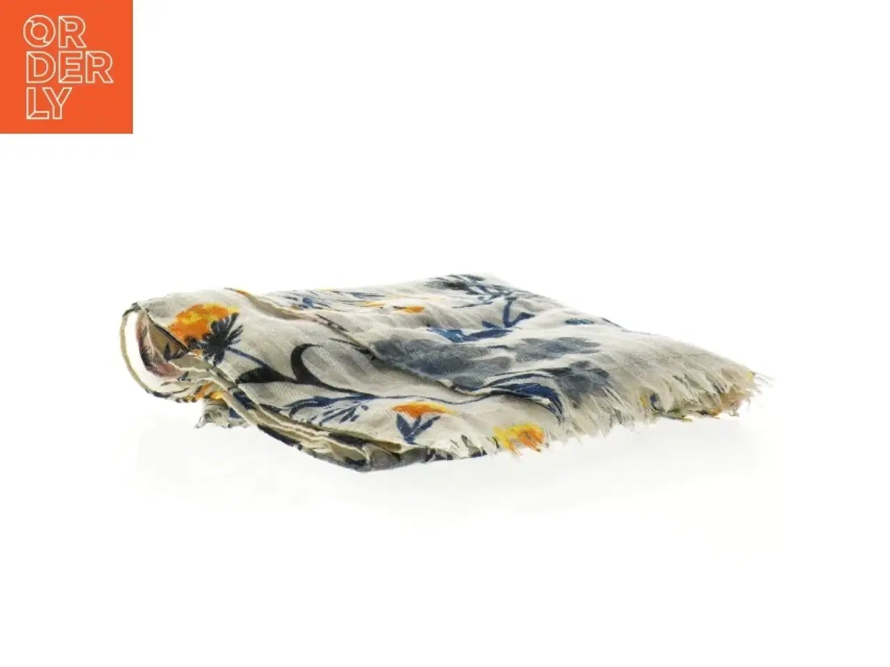 Billede 3 - Blomstret tørklæde fra Pieces (str. 191 x 92 cm)