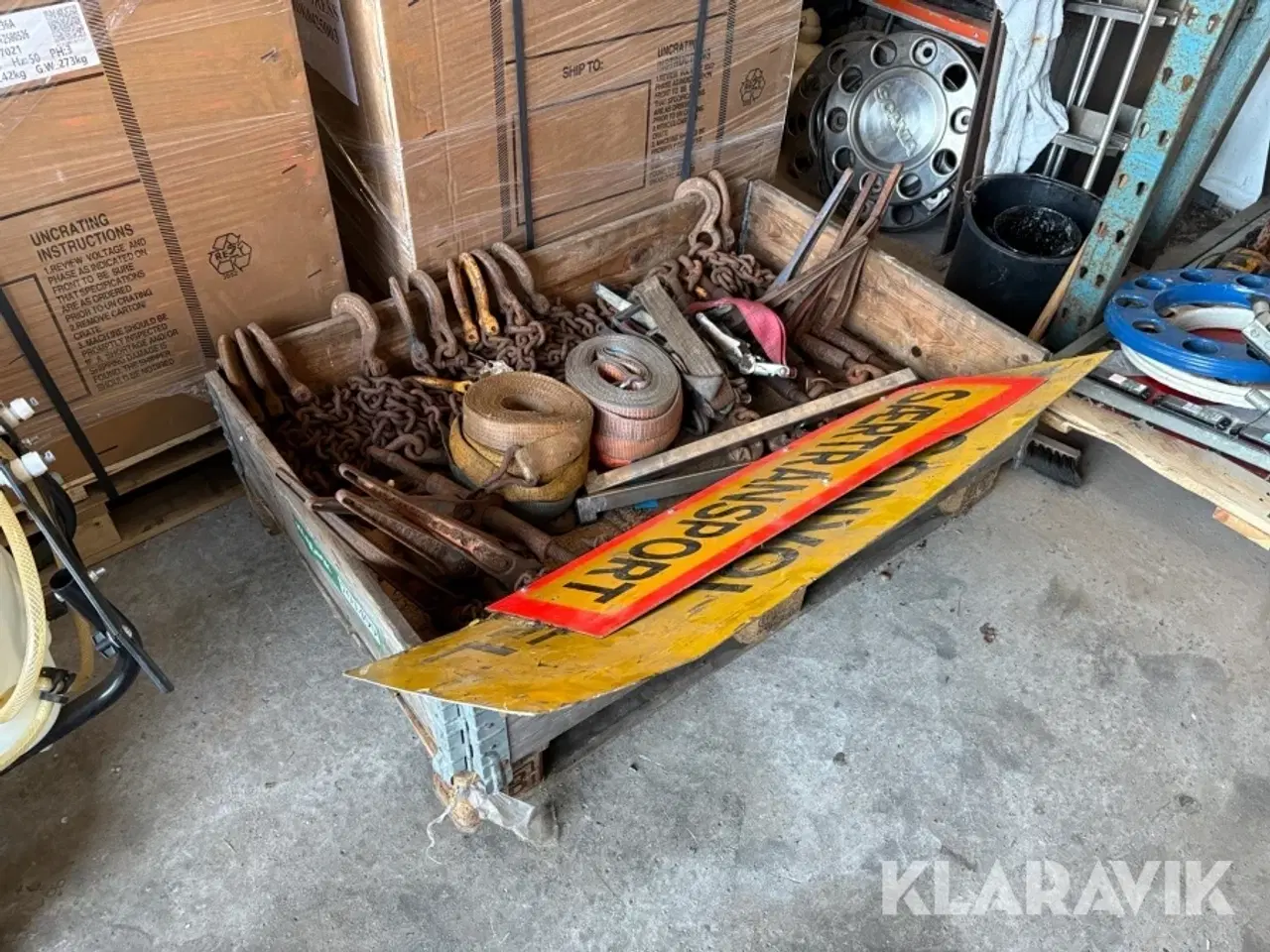 Billede 4 - Kæder, strammere, rotorblink & særtransportskilte