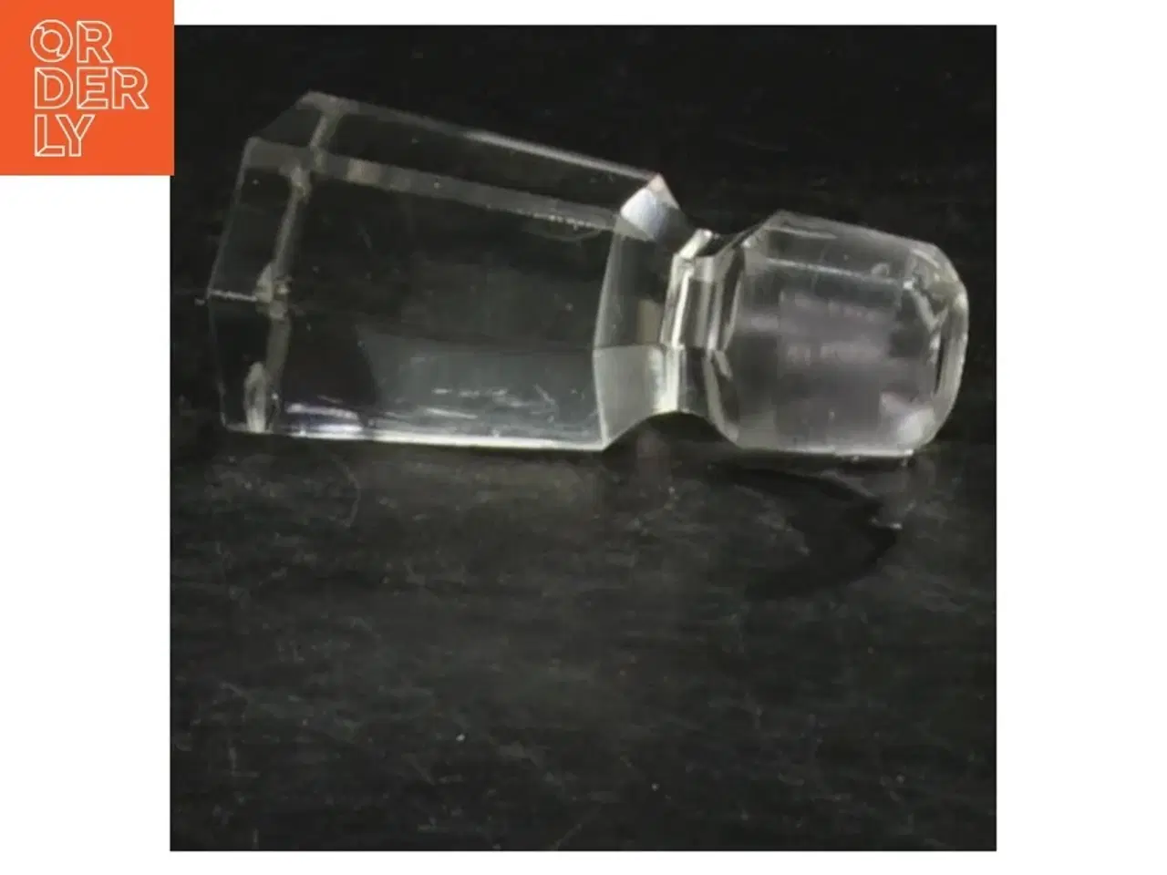 Billede 2 - Glaskaraffel med prop (str. 21 cm)