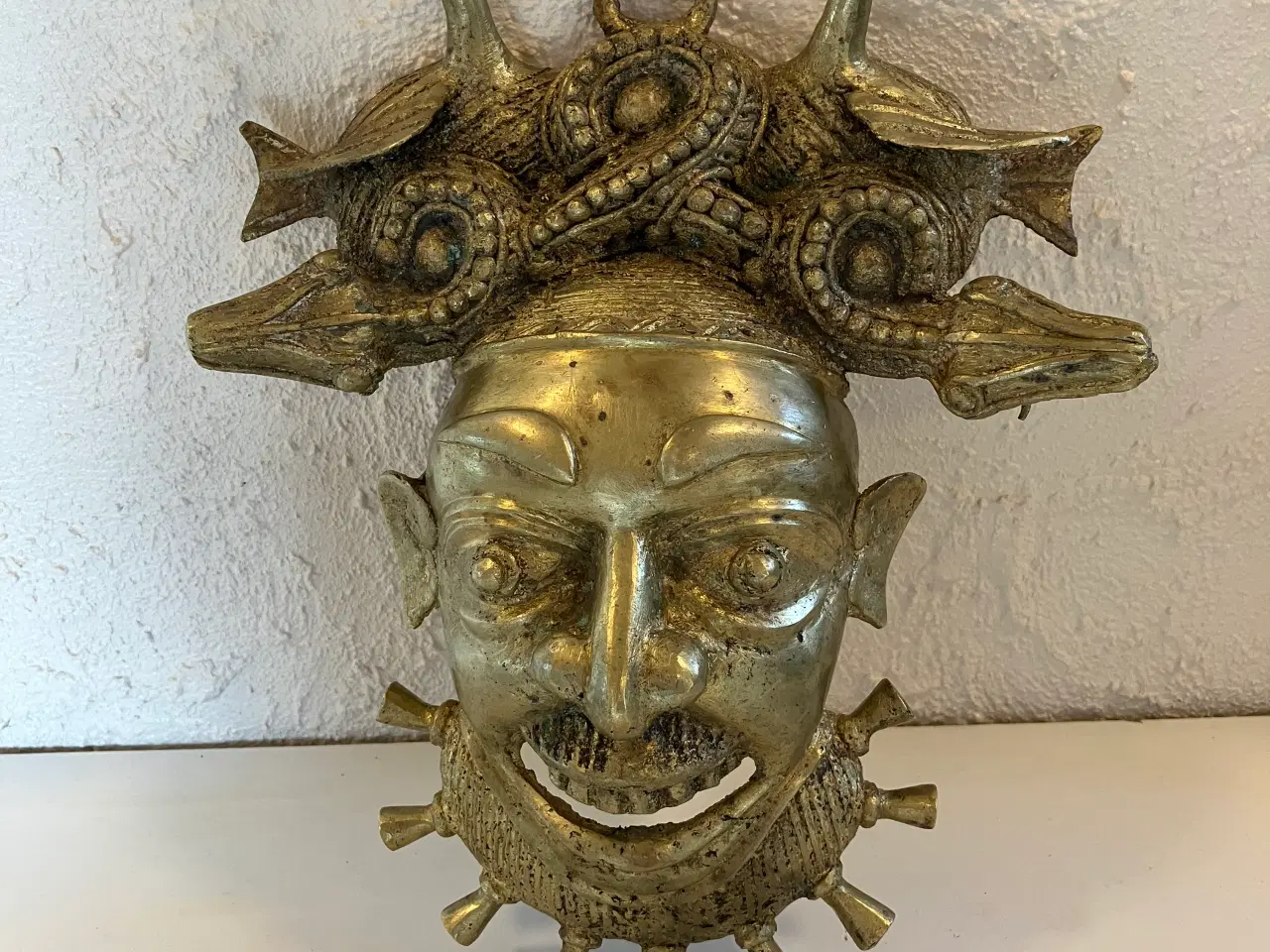 Billede 1 - Afrikansk bronze maske