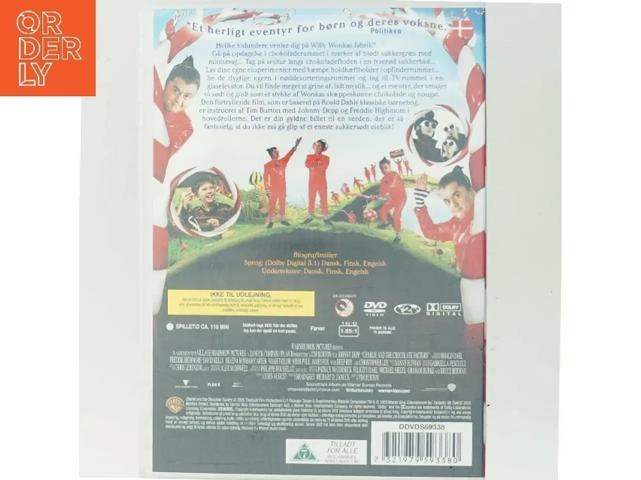 Billede 3 - Charlie og chokoladefabrikken med Johnny Depp (DVD)