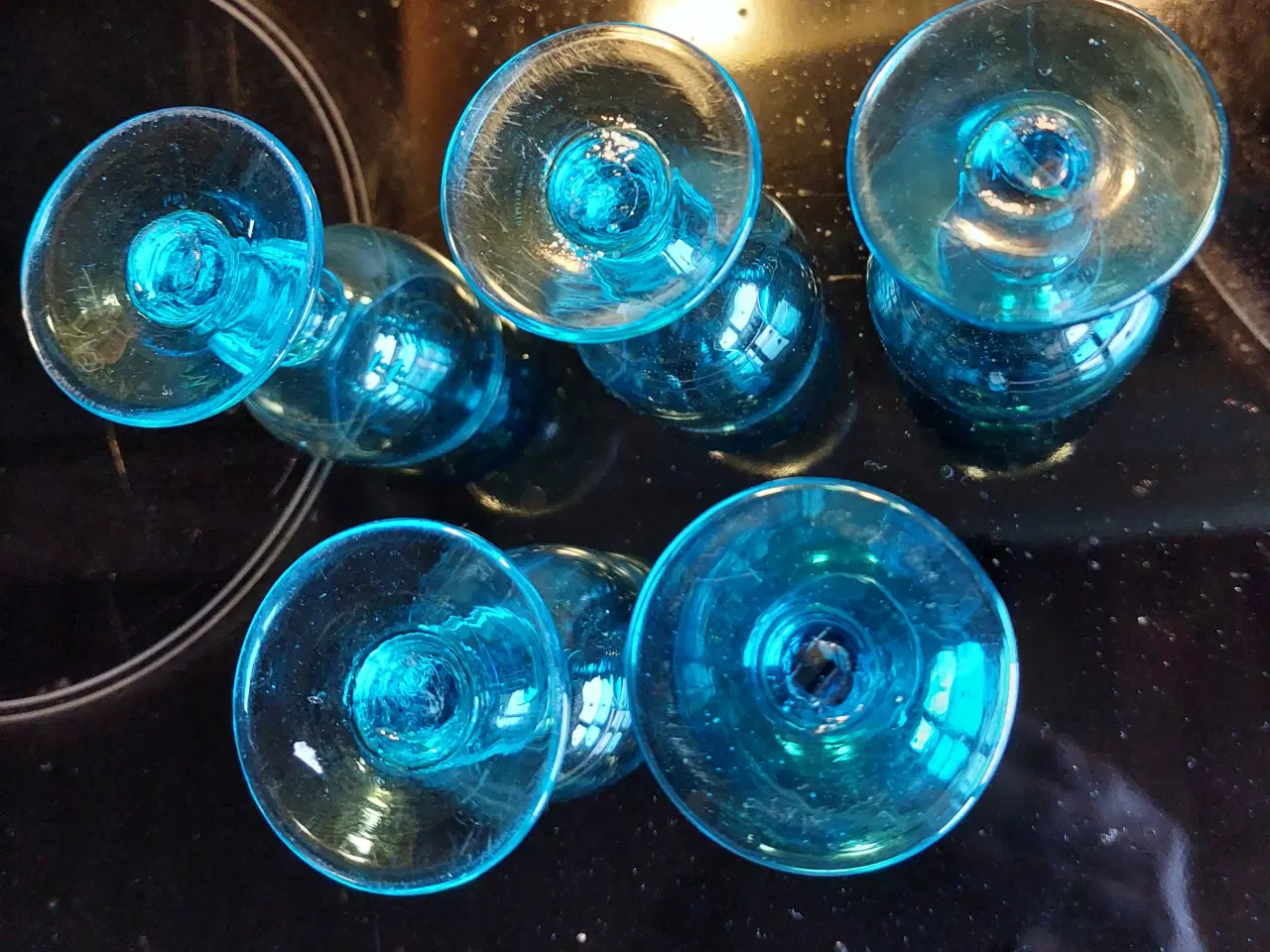Billede 4 - SØBLÅ LIKØR GLAS - FYEN - katalog år 1890