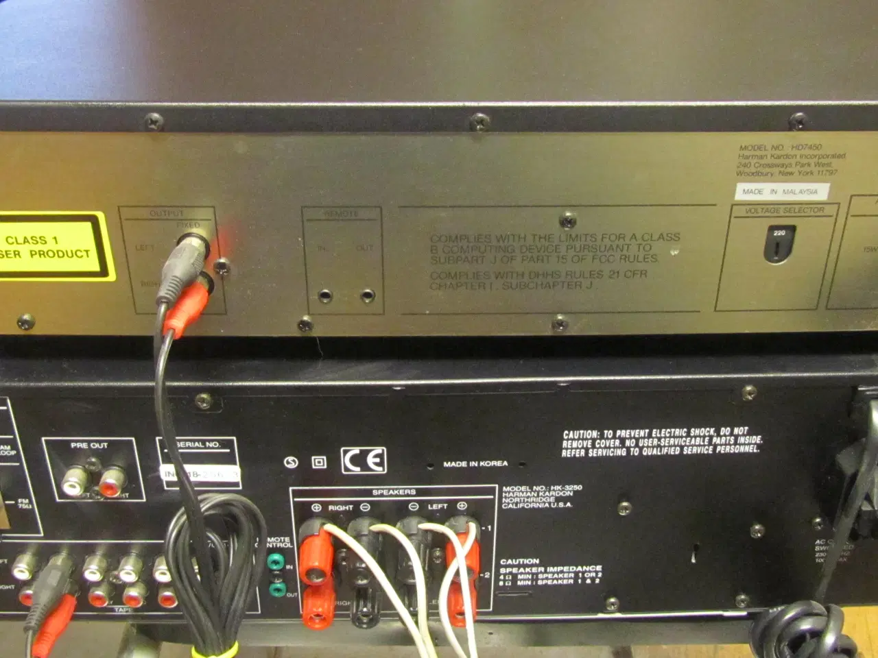 Billede 10 - HARMAN KARDON HK5250 og HD7450