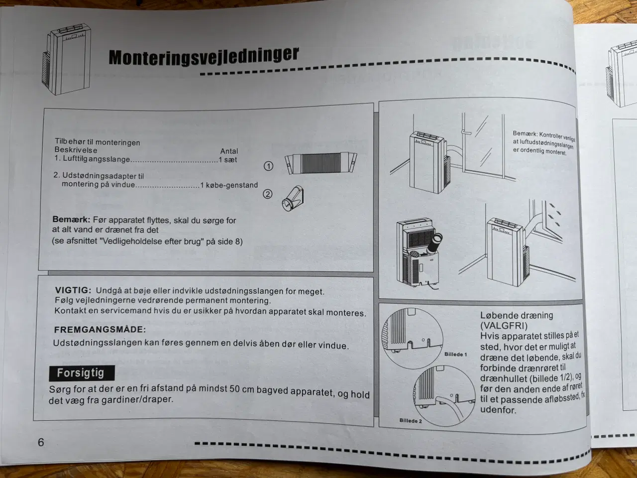 Billede 5 - Transportabel Aircondition køl/varme/affugter