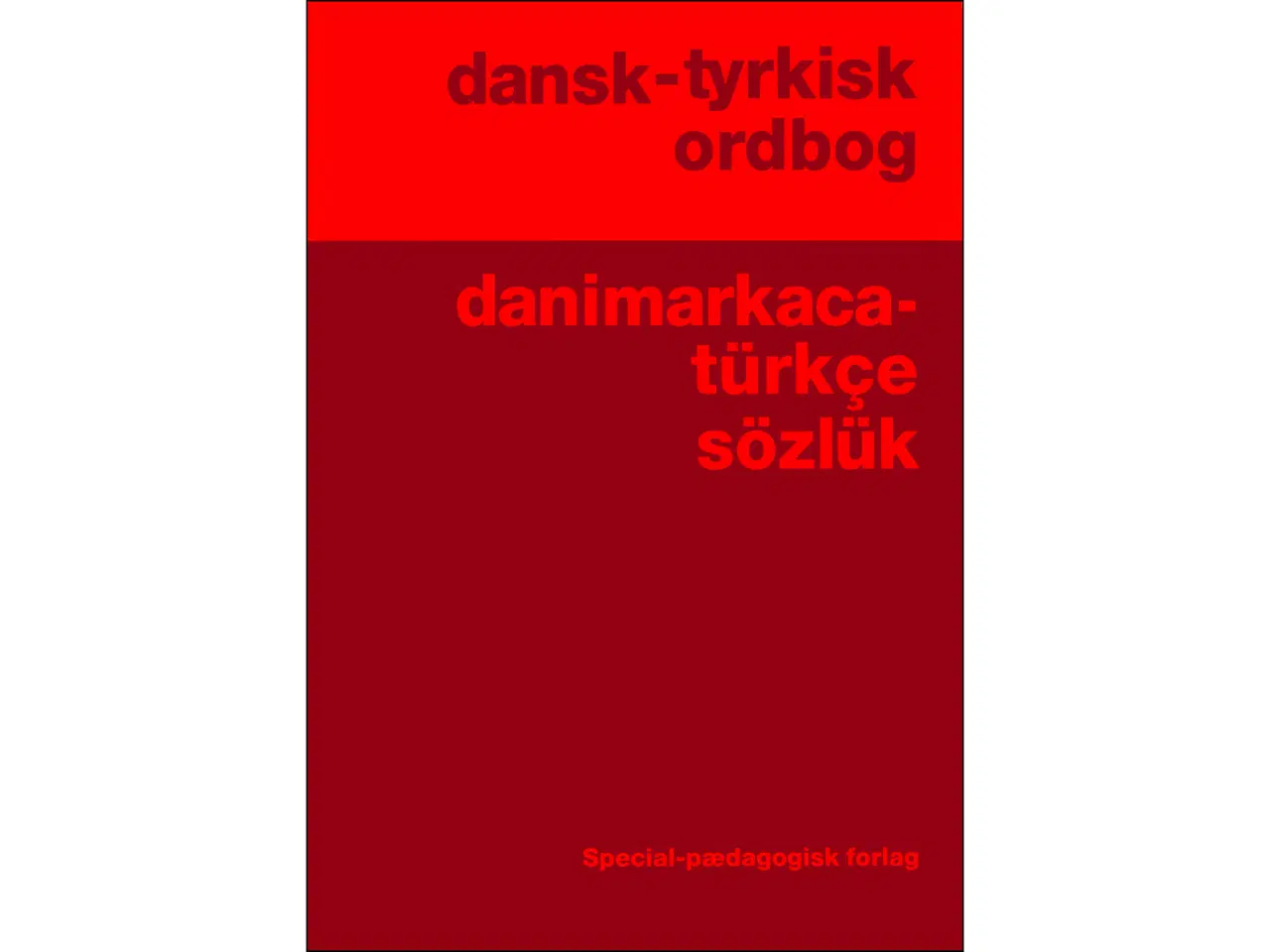 Billede 1 - Dansk-Tyrkisk Ordbog