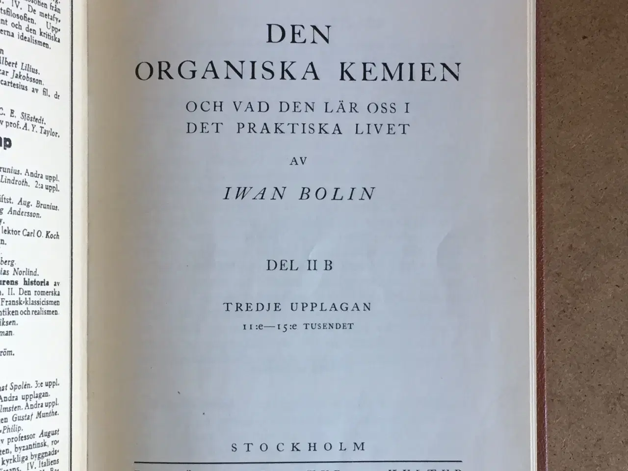 Billede 3 - Den organiska kemien och vad den lär oss i det pra