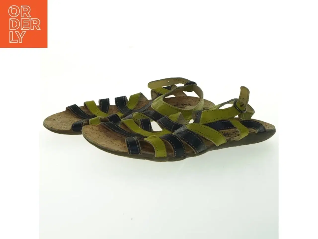 Billede 3 - Damesandaler med korkbund fra Fly London (str. 39 )