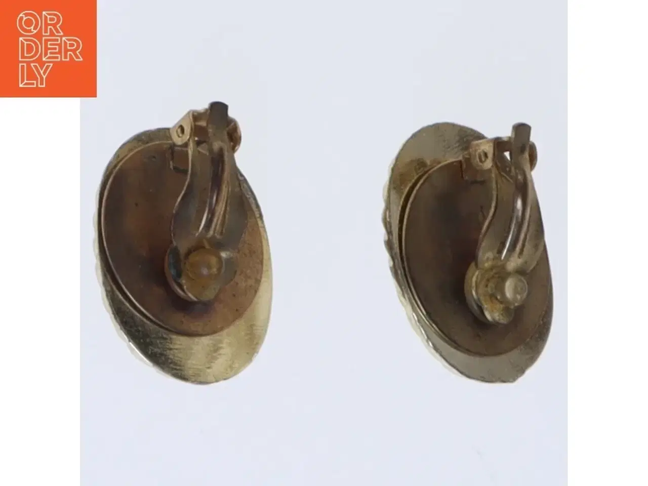 Billede 2 - Perleøreringe med klips (str. 30 mm)