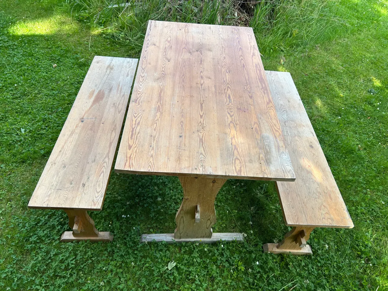 Billede 2 - Bord bænke sæt til havestuen /gildestue