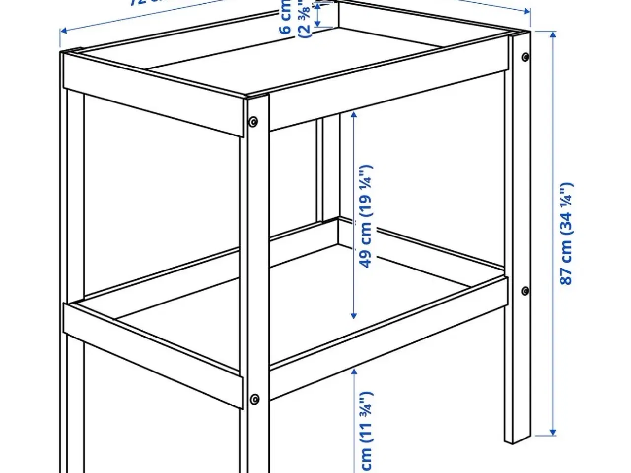 Billede 5 - Puslebord ikea 