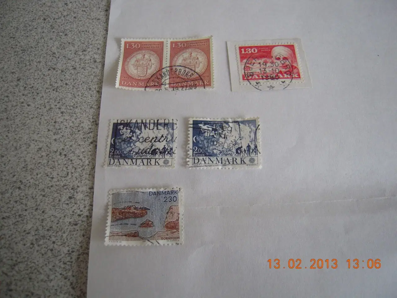Billede 3 - frimærker danske