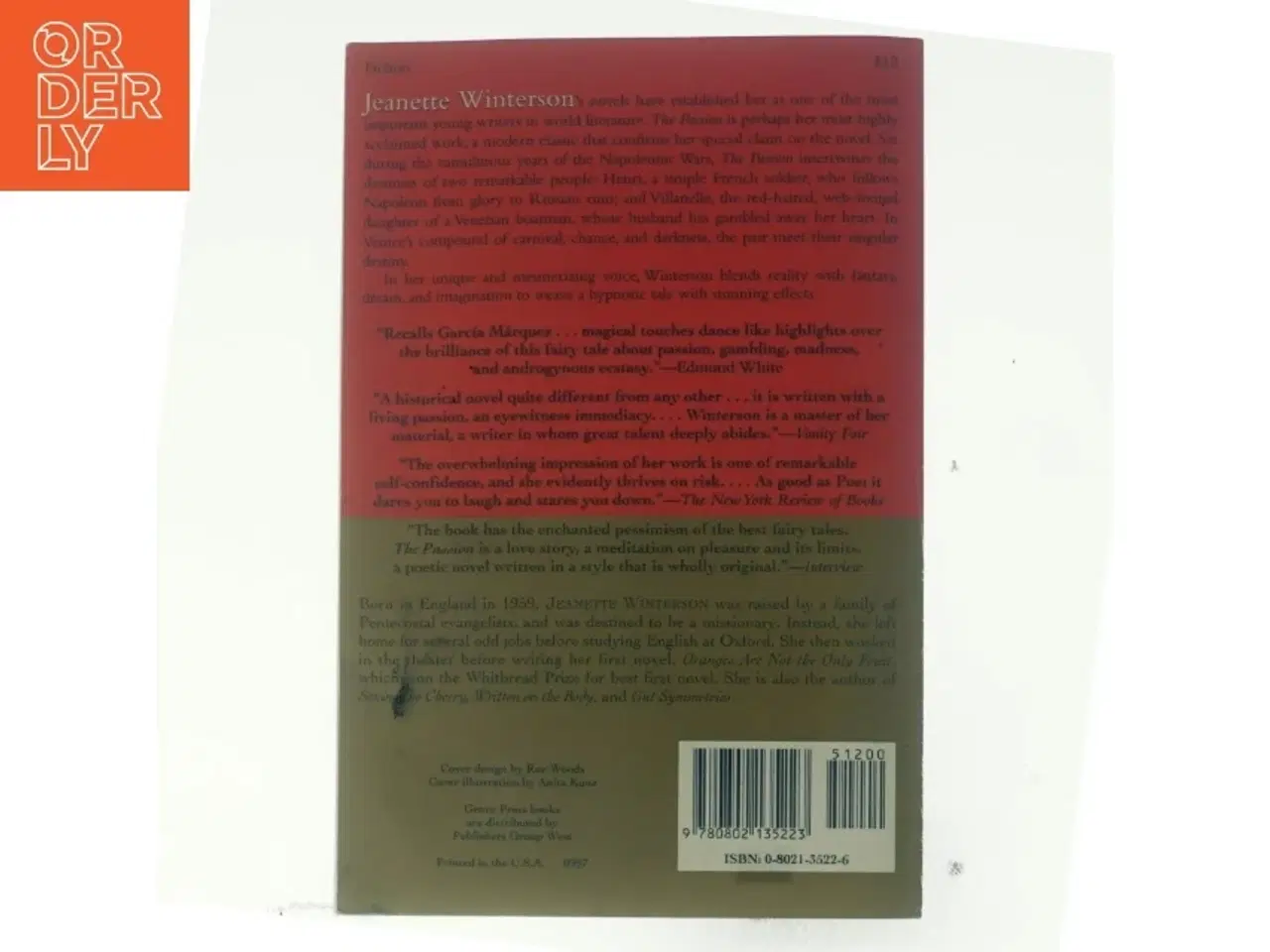 Billede 3 - The passion af Jeanette Winterson (Bog)
