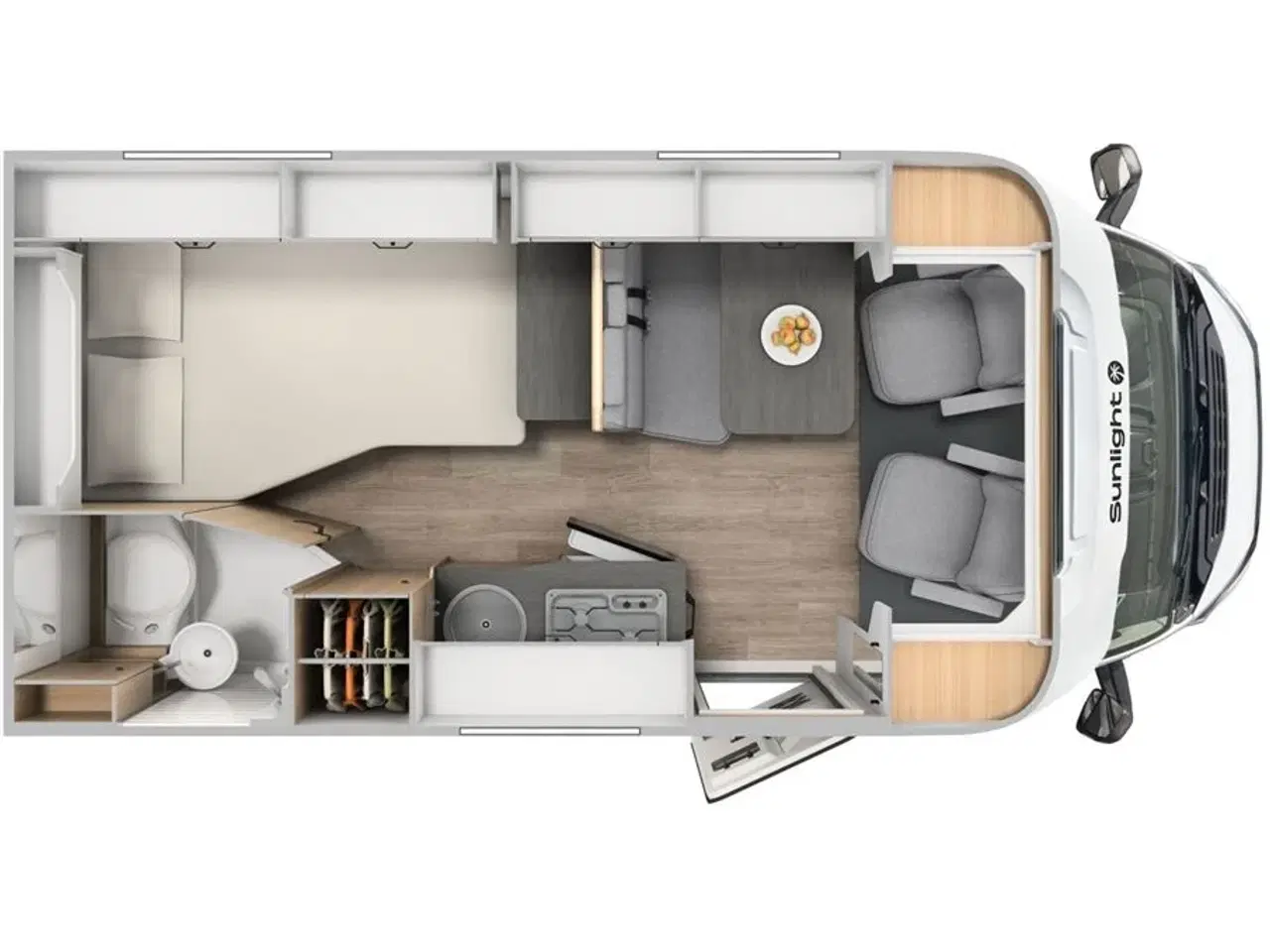 Billede 2 - 2025 - SunLight T 58   Super lækker, kort autocamper under 6 meter - kom nemt omkring!