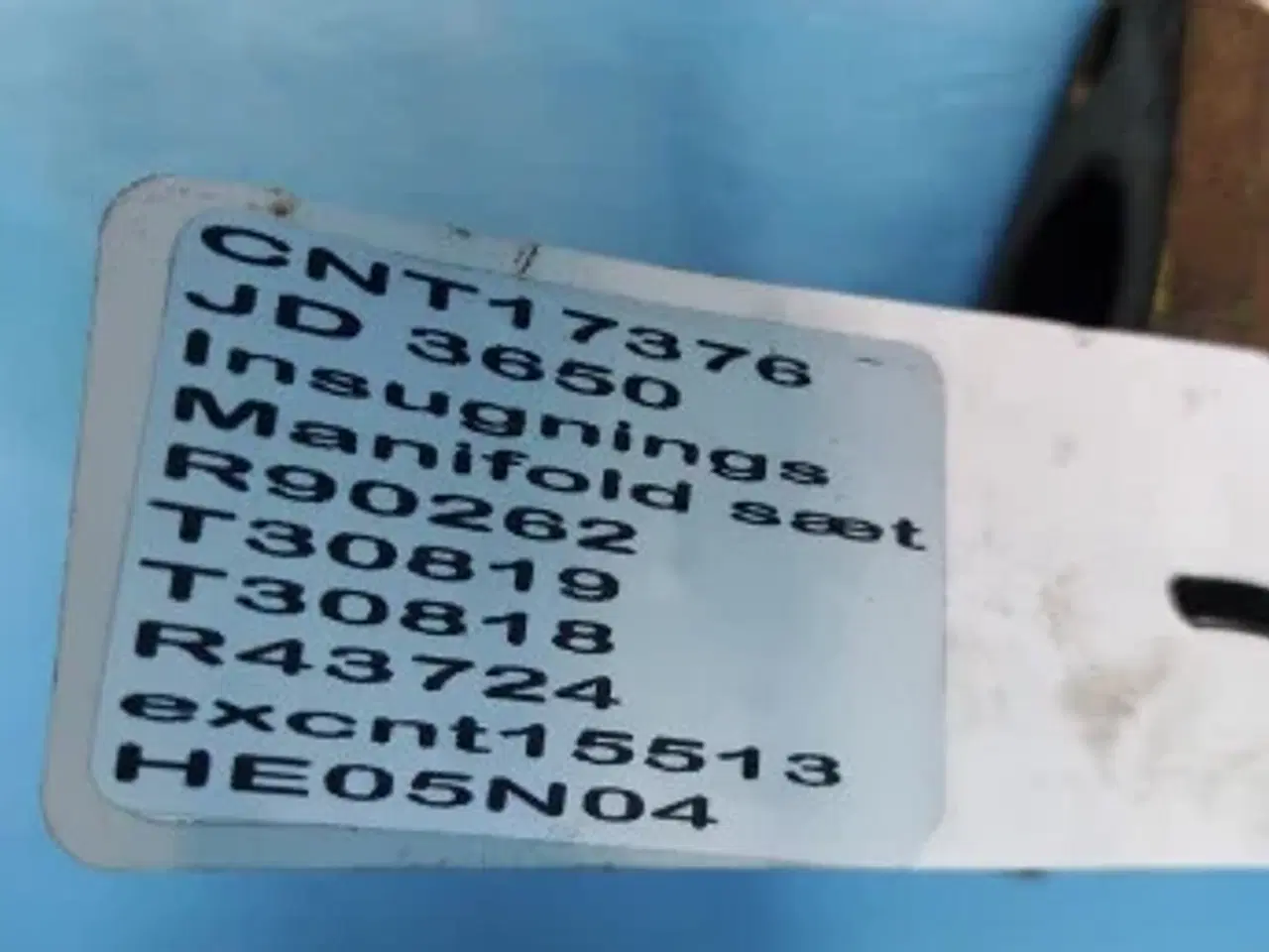 Billede 14 - John Deere 3650 Insugningsmanifold Sæt R90262