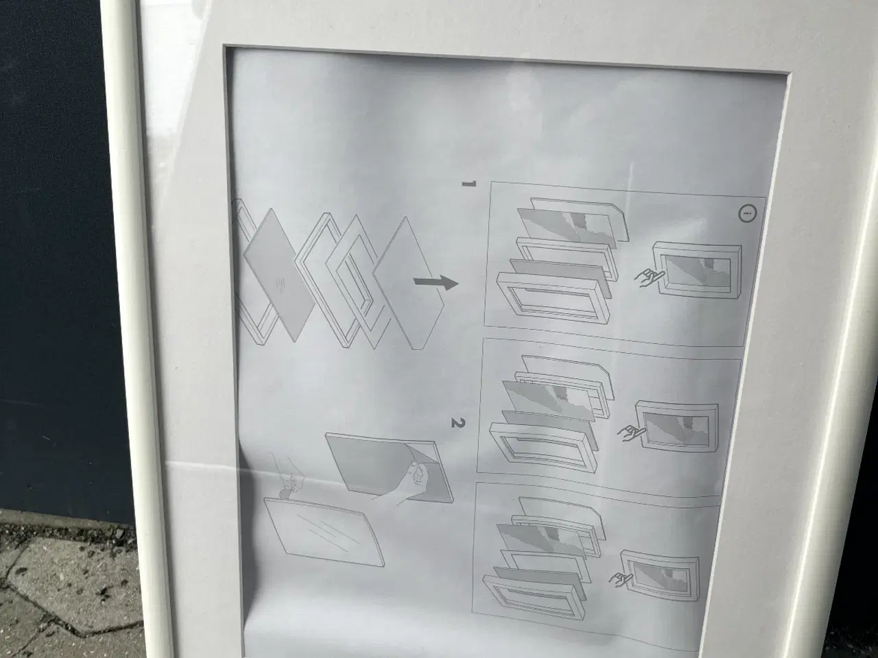 Billede 3 - Billeder, hundeskåle, trækasse, hylde til bad. 