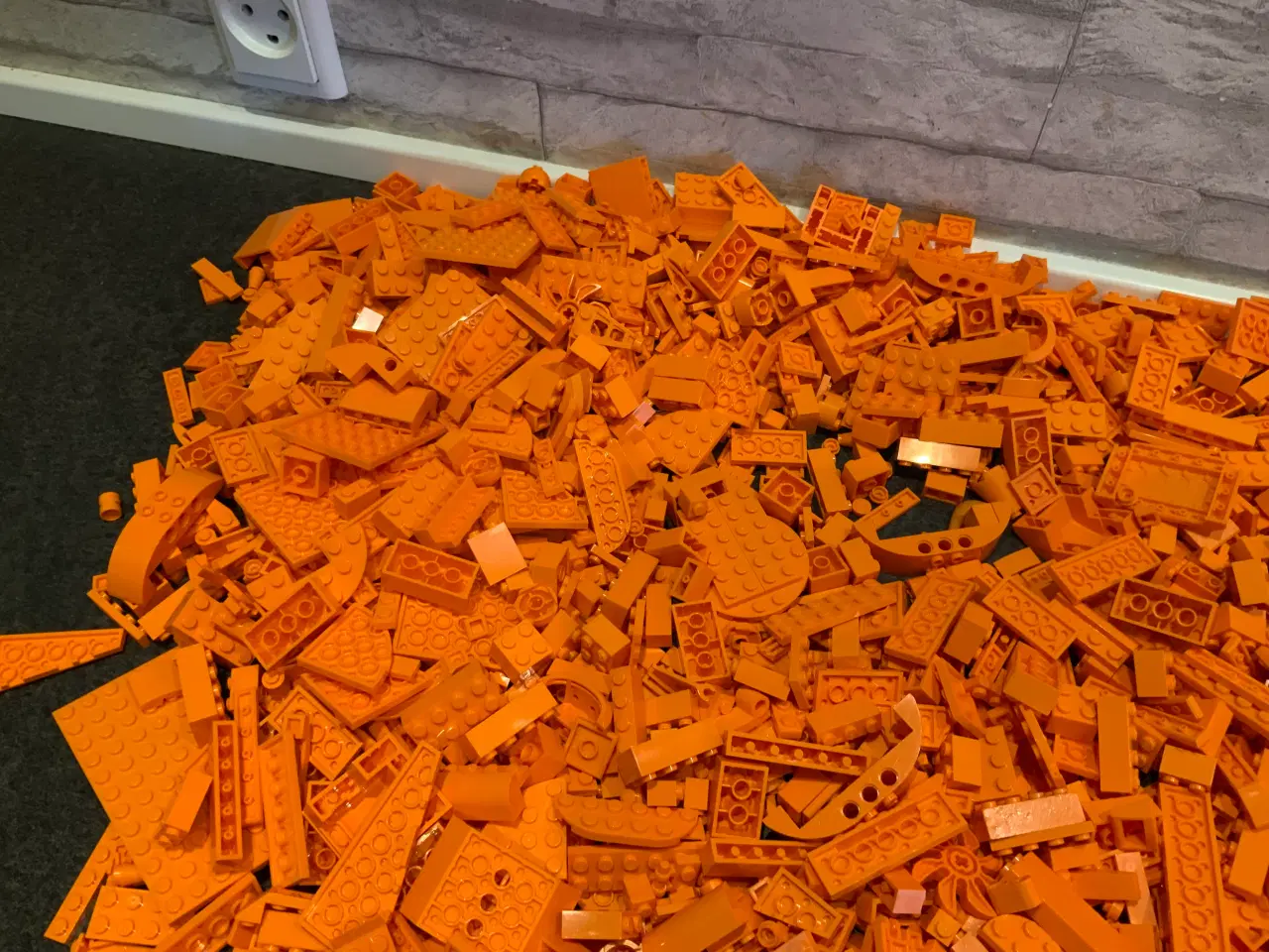 Billede 5 - Orange legoklodser