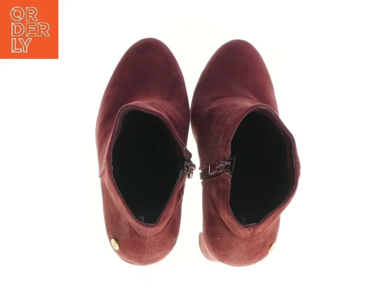 Billede 2 - Bordeaux dame støvler med hæl fra Blink (str. 37 )