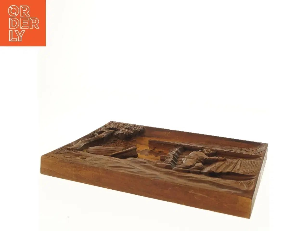 Billede 3 - Trærelief Finland (str. 44,5x34,5 cm)