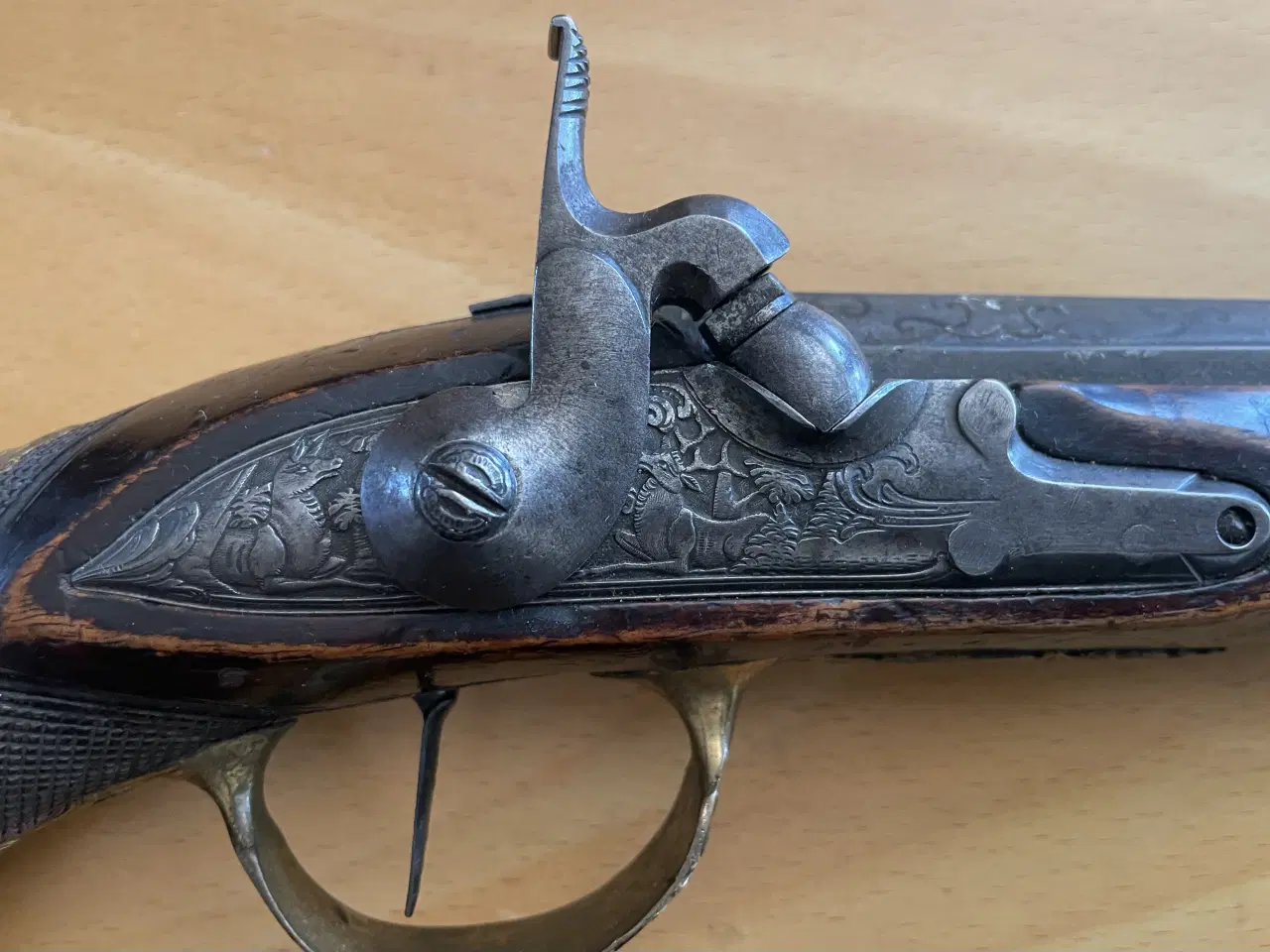 Billede 6 - Flot og sjælden sæt ex. Flint percusions pistoler