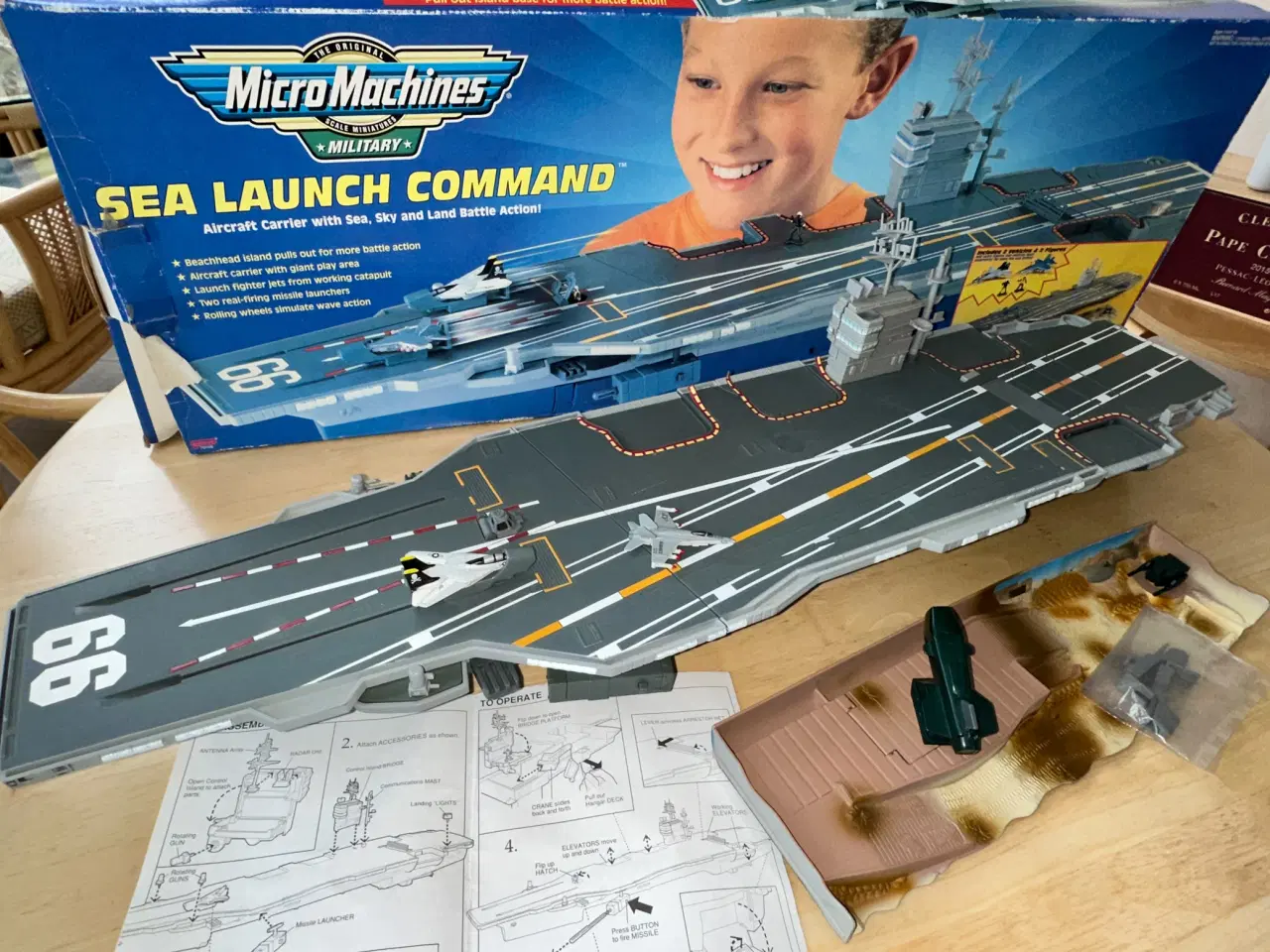 Billede 3 - Micro Machines hangarskib (Sea Launch Command)