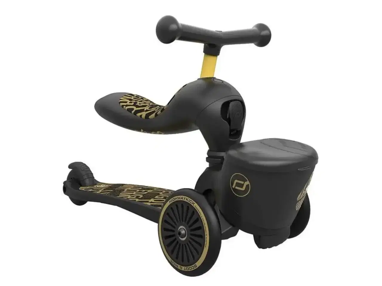 Billede 4 - 2-i-1 scooter / løbecykel / løbehjul