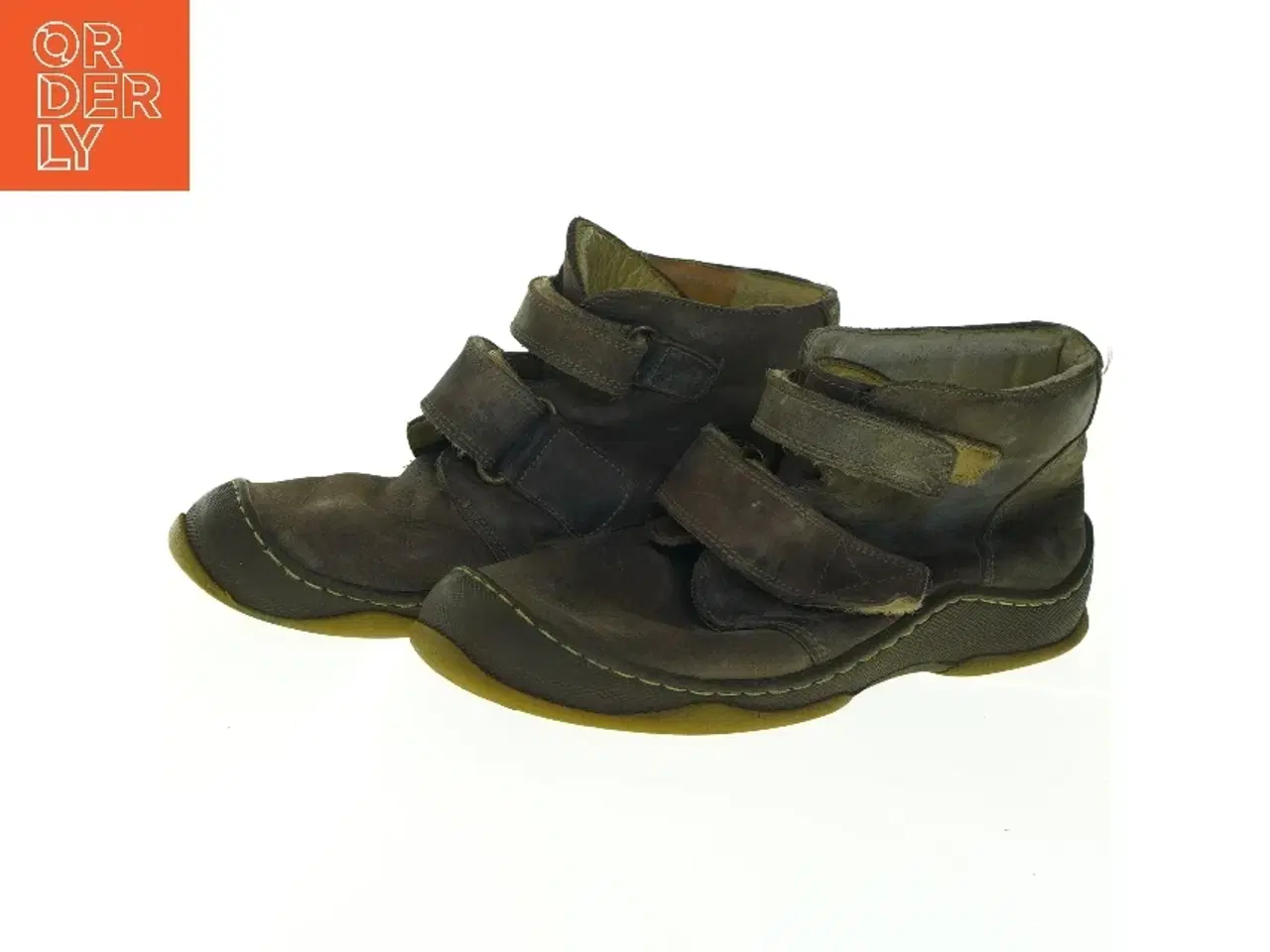 Billede 1 - Brugte læderstøvler (str. 34)