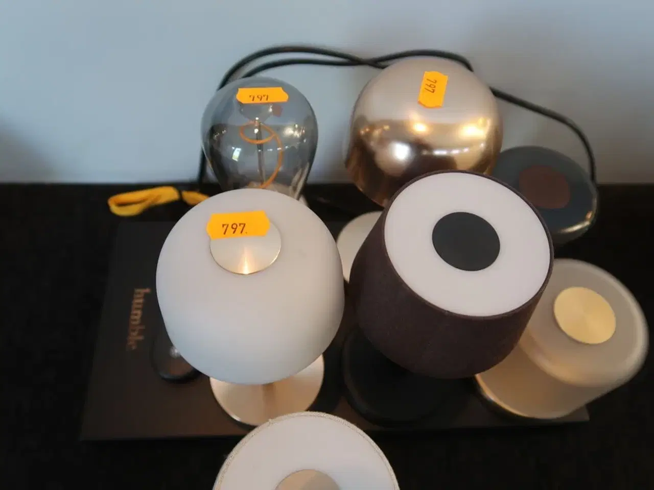 Billede 2 - 7 stk. LED-lamper med opladestander HUMBLE
