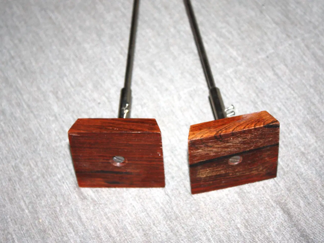 Billede 3 - Vintage palisander bord flagstang / bordflag