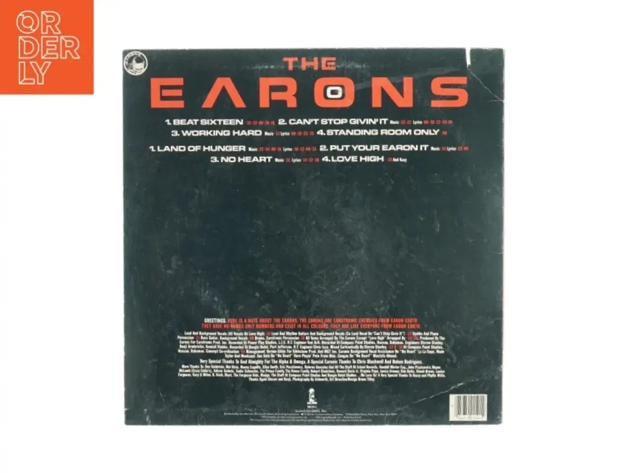 Billede 2 - The Earons Hear on earth Vinylplade