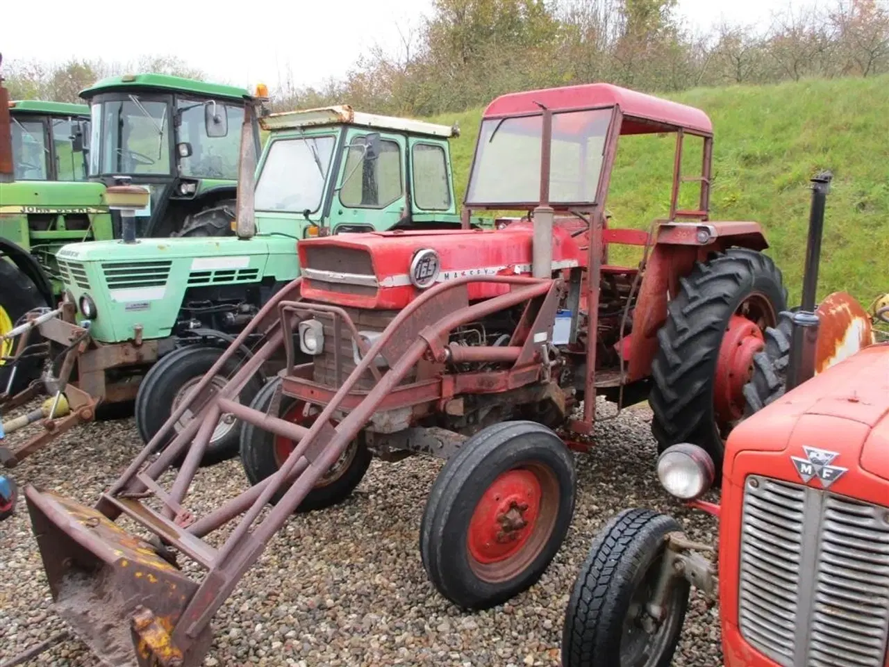 Billede 1 - Massey Ferguson 165 Med Ålø læsser med greb.