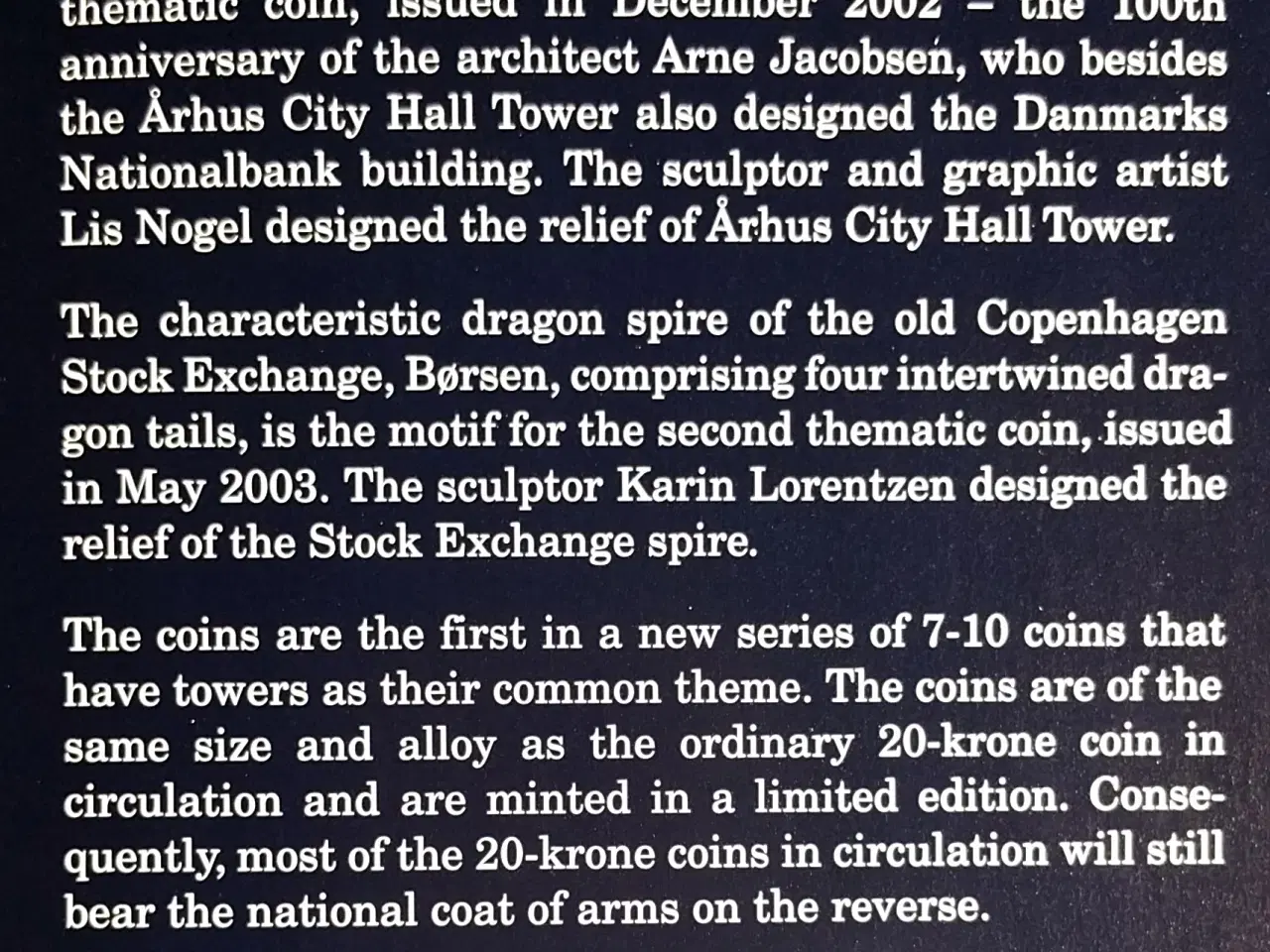 Billede 5 - DET KGL MØNTSÆT 2003 med Børsen, Århus + Alm 20kr