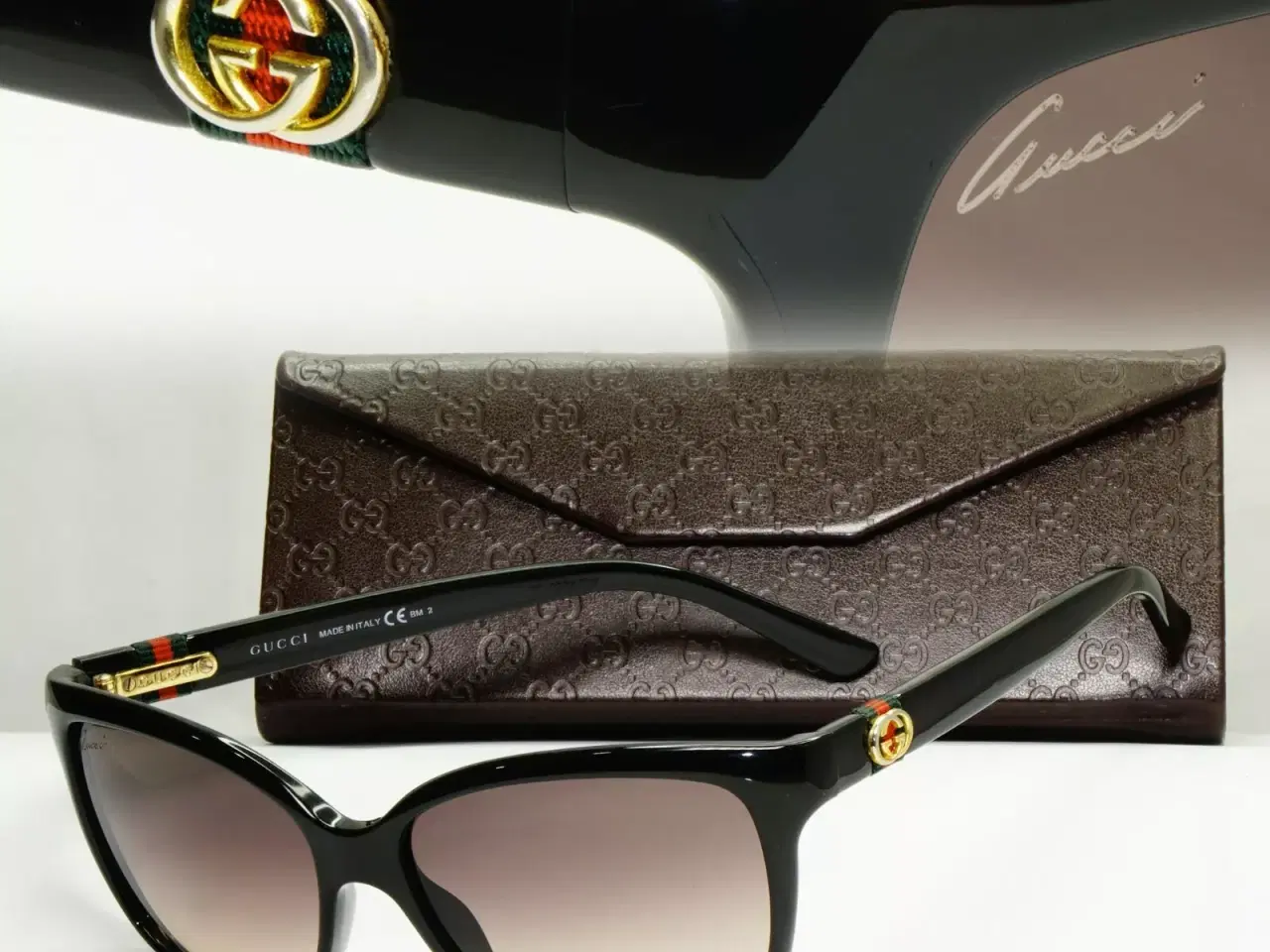 Billede 1 - Fine Gucci Cat Eye solbriller GG 3645/S i str. 56