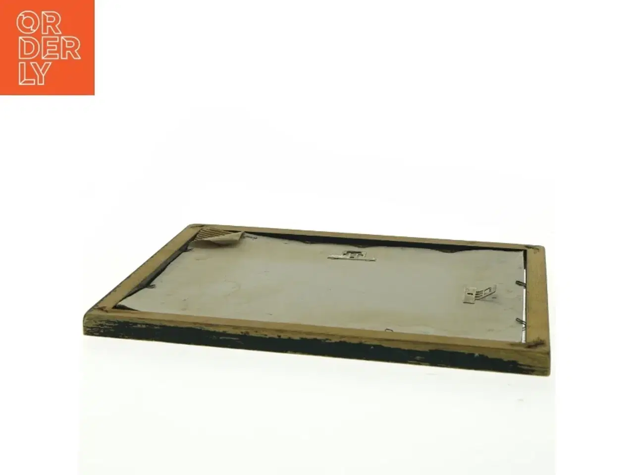Billede 2 - Brugt træramme /spejl  (str. 28 x 23 cm)