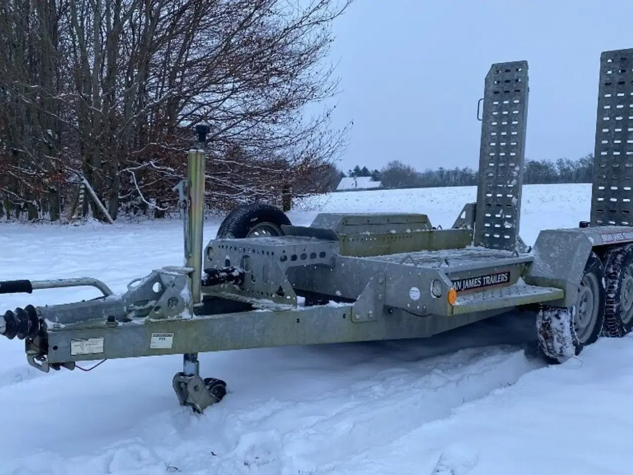 Billede 1 - Brian James Digger Plant Maskintrailer