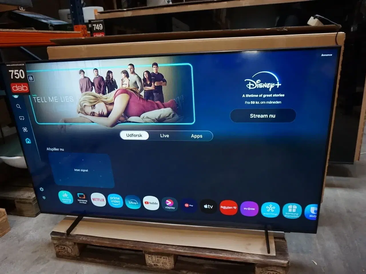 Billede 2 - Samsung 65" QLED TQ7FA 4K Smart TV