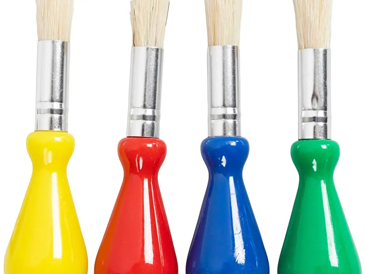 Billede 1 - Farverige børnepensler - Sæt med 4 stk.