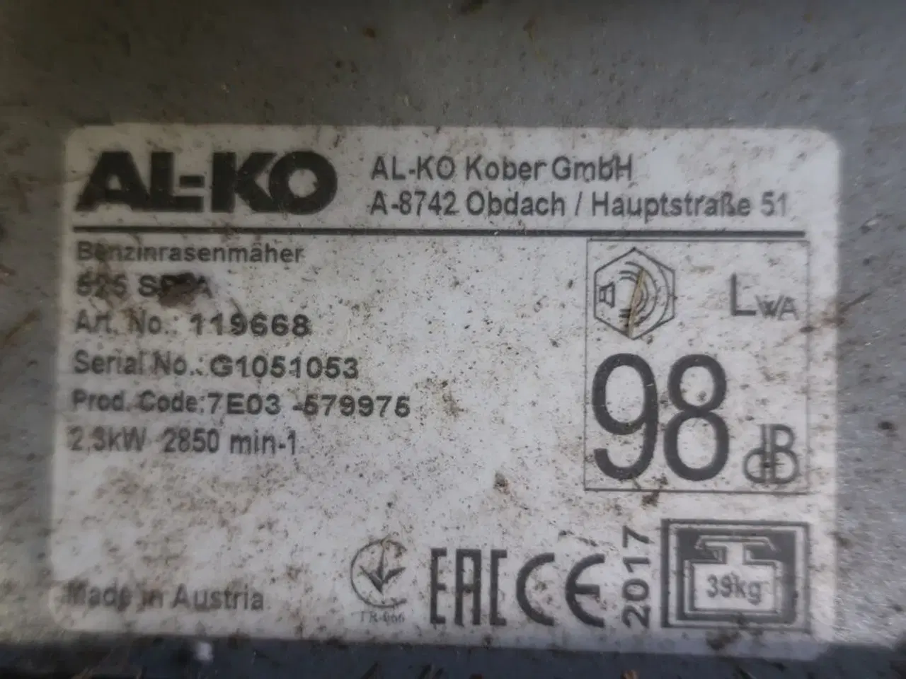 Billede 6 - Græsslåmaskine AL-KO PRO 160 QSS (Benzin)
