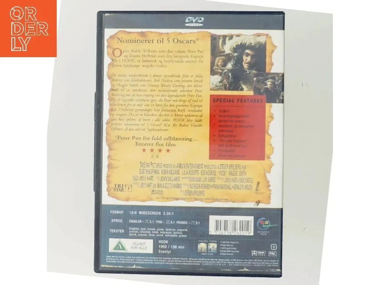 Billede 3 - Hook med Robin Williams (DVD)