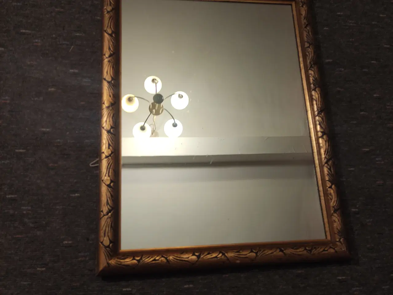 Billede 1 - spejl i ramme 70cm x 50cm