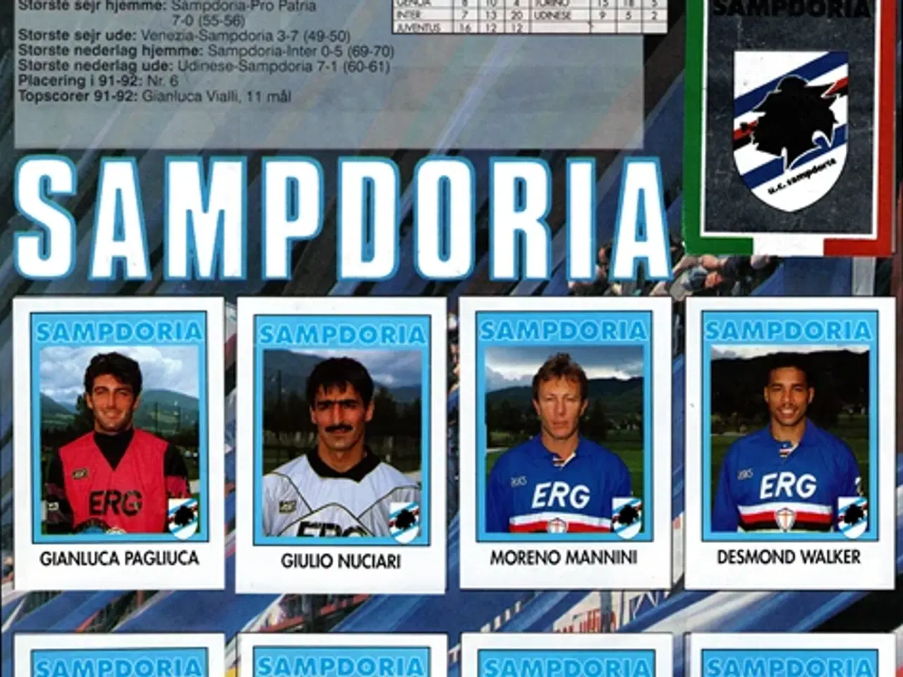 Billede 5 - Italiensk Top Fodbold 1992-93