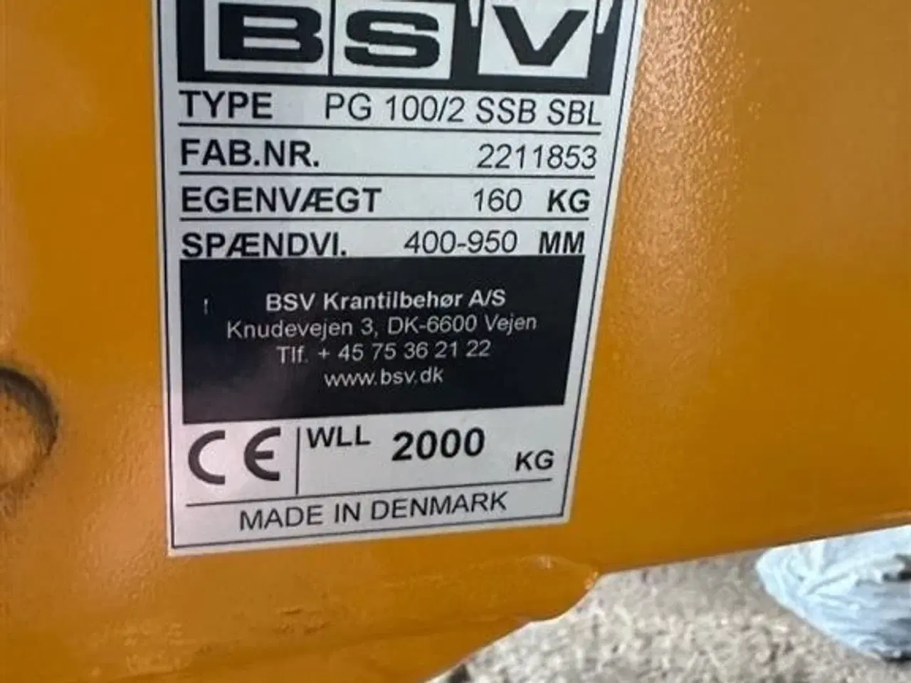 Billede 5 - Bsv PG100/2SSB SBL med bøjle