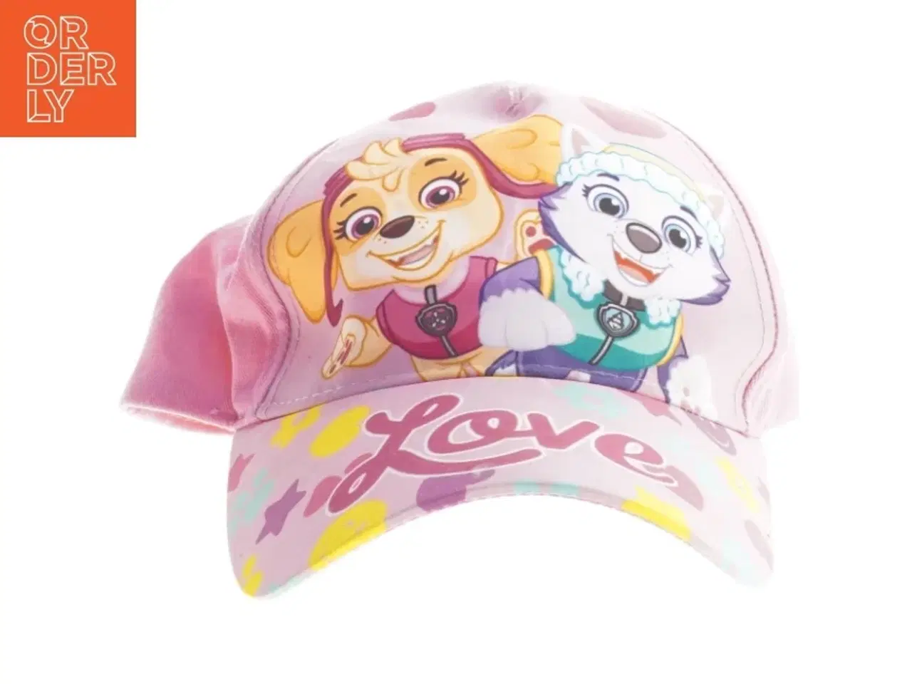Billede 2 - Lyserød Paw Patrol kasket til børn fra nickelodeon med motiv af Skye og Everst (str. Ø 17 cm)