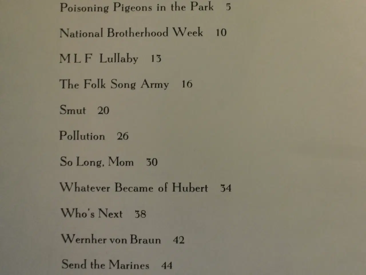 Billede 2 - tom lehrer's second song book by tom lehrer