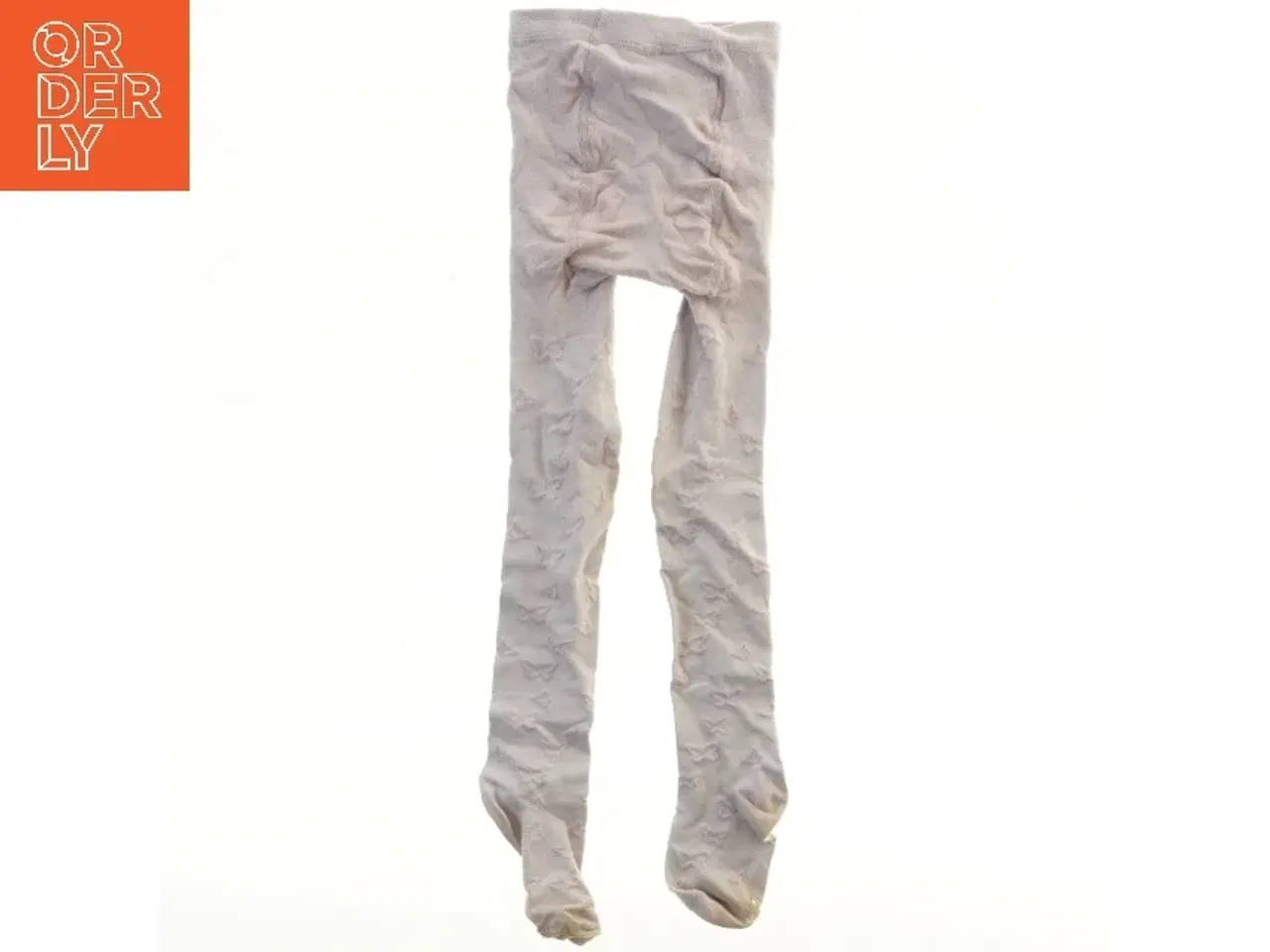 Billede 2 - Lyserøde strømpebukser med sommerfugle fra H&M (str. 110)