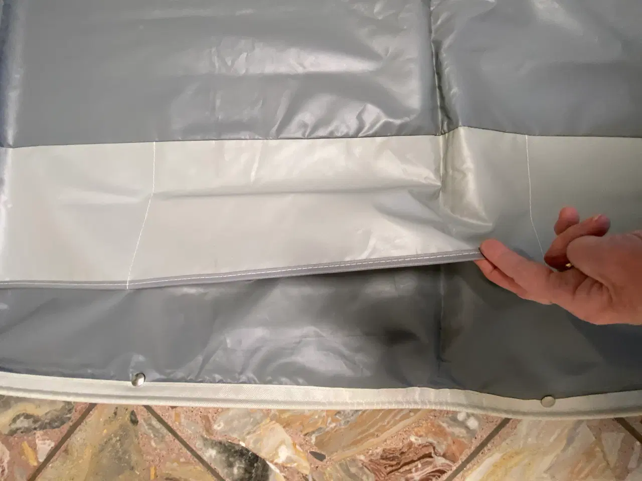 Billede 2 - Isabella organiser med 5 lommer. Mål 101 x 245 cm