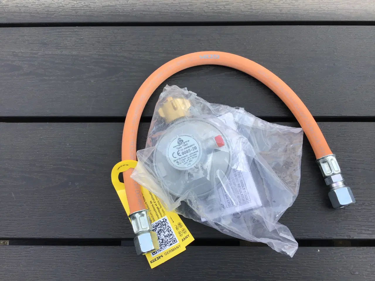 Billede 1 - Gasregulator med slange - TYSK