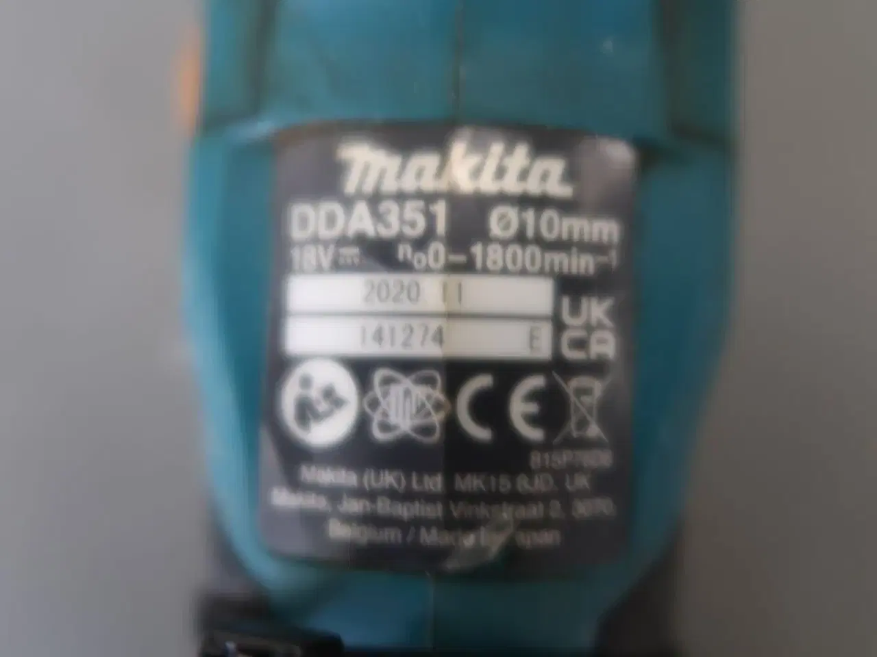 Billede 3 - Vinkelboremaskine MAKITA DDA351