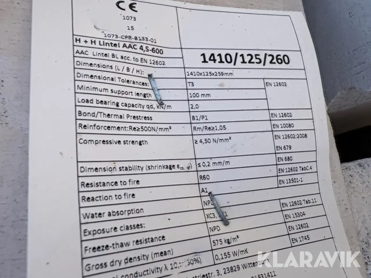 Billede 11 - Gasbeton blokke - 3 styk